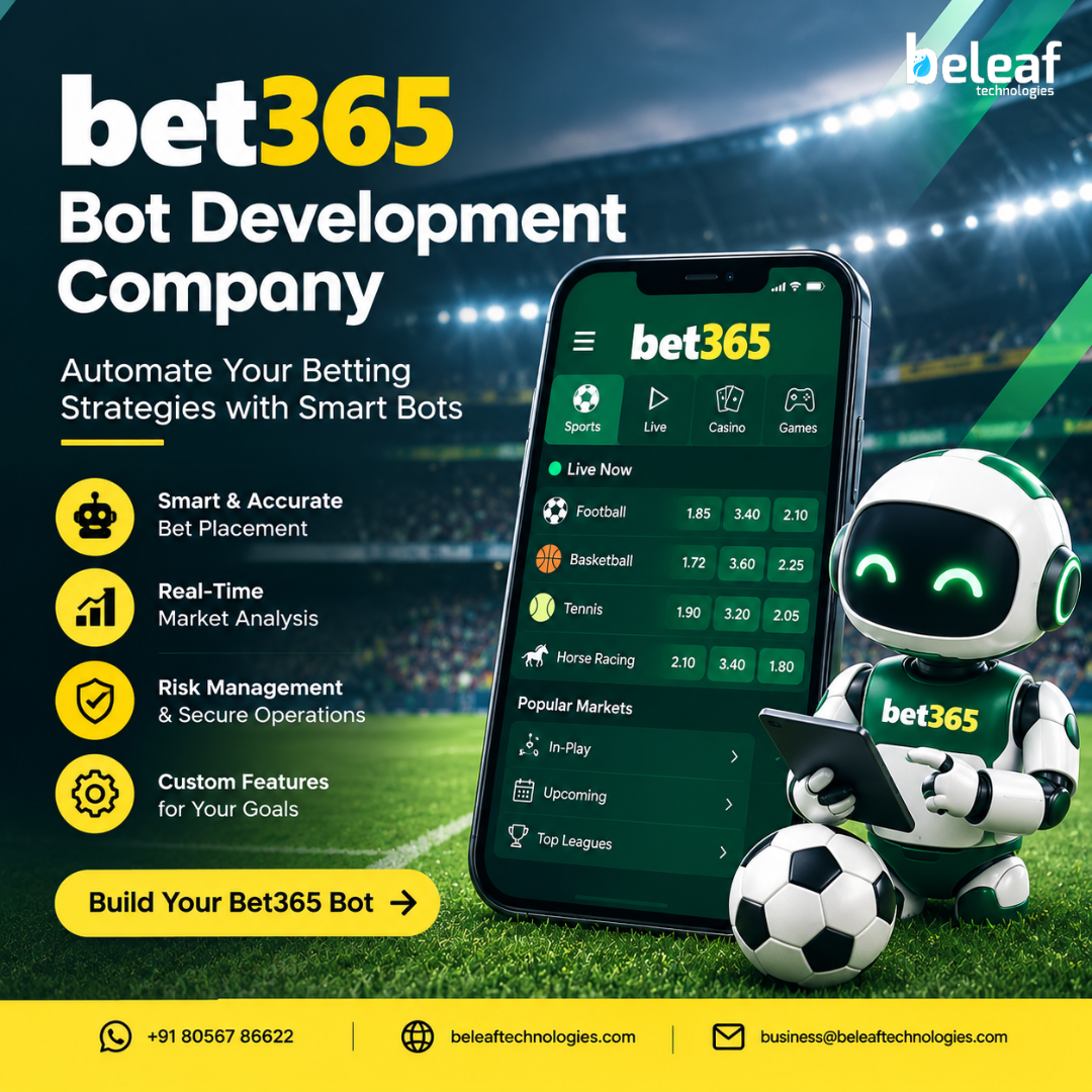 Bet365 Bot Development : AI-Powered Betting Software 